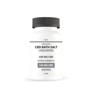 CBD BATH SALT - UNSCENTED - 10 OZ